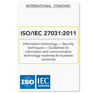 ISO27031 (ISO/IEC 27031) Guidelines for ICT Readiness for Business Continuity (Single-User Download)