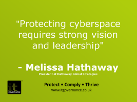 Protecting cyberspace requires strong vision and leadership