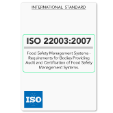 ISO22003 (ISO 22003) FSMS Requirements for Auditing Bodies (Hardcopy)
