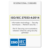 ISO27033-4 (ISO 27033-4) Securing Communication Using Security Gateways