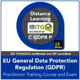 Certified EU General Data Protection Regulation (GDPR) Practitioner Distance Learning Training Course and Exam