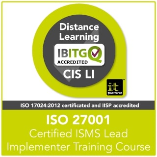 Certified ISO 27001 ISMS Lead Implementer Distance Learning training course