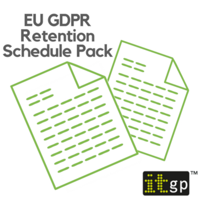 EU General Data Protection Regulation (GDPR) Retention Schedule Templates